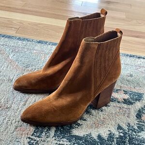 Marc Fischer Brown Suede Ankle Boots